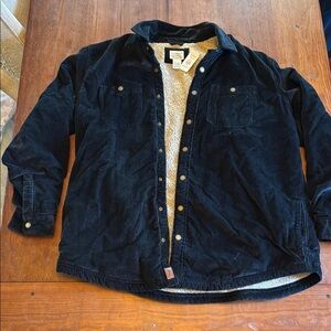L.L.Bean Black Corduroy Jacket